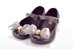 新品　激かわ　キュート　リボン　サンダル　オープントゥ　レッド　ラメ　13～16