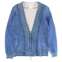 REMI RELIEF レミレリーフ ジャケット インディゴ裏毛 ZIPカーディガン インディゴブルー系 M【中古】のサムネイル