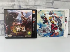 【I6-56】△ 中古ニンテンドー 3DS ソフト　キングダムハーツ 3D　ドリームドロップディスタンス、モンスターハンター4　2本セット　スクエアエニックス/カプコン