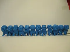 今野産業 謎の人面犬消しゴム 謎の人面犬消しゴム 全12種セット　謎の人面犬消しゴム 青色