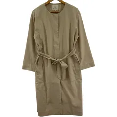 BEAUTY & YOUTH ビューティ&ユース ユナイテッドアローズ   リボン付き ノーカラーコート sizeS/ベージュ