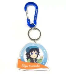 【中古】キーホルダー 冨岡義勇 「鬼滅の刃×ufotable Cafe/マチ★アソビCAFE マウンテンアクティビティイベント2023 ランダムカラビナ付きアクリルチャームA」