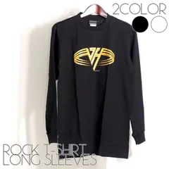 長袖 Van Halen ロング Tシャツ ヴァンヘイレン ロンT ロックTシャツ バンドTシャツ メンズ ユニセックス ロックT バンドT バンT ロゴ バンド ロゴT ダンス ミュージック ブラック ホワイト 黒 白 大きいサイズ M L XL
