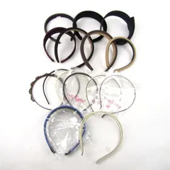 エトロ ヴァンテーヌ他 カチューシャ ヘアアクセサリー 15点セット 未使用有 ブランド まとめて 大量 レディース ETRO etc. 【中古】