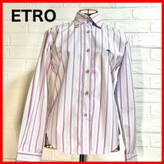 ✨ETRO エトロ ボタンダウンシャツ ストライプ 長袖 レディース