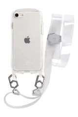 iFace Hang and iPhone SE(第3世代/第2世代)/8/7 ケース シリコンハード/ショルダーストラップ セット (オレンジ) 【 iphone SE3 SE2 iphon [オレンジ] [iPhone SE(第3世代/第2世代)/8/7]