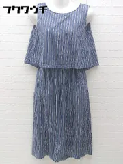 ◇ Sonny Label サニーレーベル URBAN RESEARCH ストライプ ノースリーブ オールインワン FREE ブルー　ホワイト レディース  【1002800328635】