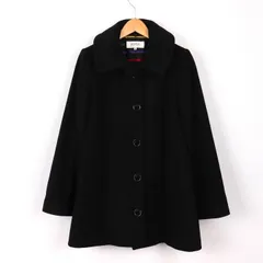 ソニアバイソニアリキエル ステンカラーコート 無地 ロングコート アウター ウール レディース 38サイズ ブラック SONIA by SONIA RYKIEL