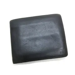 y■ランバン/LANVIN COLLECTION牛革レザー2つ折り財布/ウォレット■MENS/16【中古】