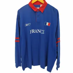 リーボック Reebok 90S 万国旗タグ FRANCE ラガーシャツ メンズ  XXLのサムネイル