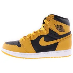 NIKE (ナイキ) AIR JORDAN HIGH OG POLLEN エアジョーダン1 パラン ハイカットスニーカー イエロー/ブラック 555088-701 US10/28cm