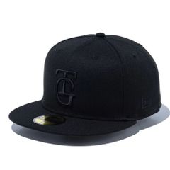 ニューエラ 59FIFTY 読売ジャイアンツ ビジター ブラック ブラック 1個 New Era 5950 NPB YOMGIA TG BLK BLK 25J  1pc
