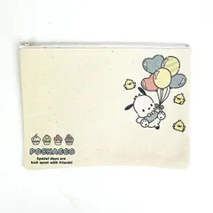 サンリオ ポチャッコ 35周年(35th) フラットポーチ 日本製 Sanrio