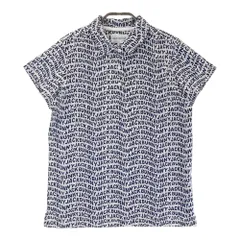 サイズ：1 JACK BUNNY ジャックバニー 2022年モデル 半袖ポロシャツ 総柄 ネイビー系 [240101346001]# ゴルフウェア レディース ストスト