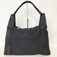 2504-139｜美品｜グッチ GGキャンバス ハンドバッグ ダークブラウン