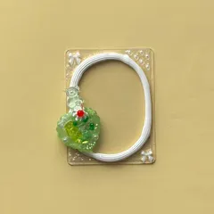 B8 ホイップフレーム 硬質ケース トレカケース ホイップデコ レジンデコ グリーン メロンソーダ