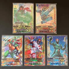 ガンバライジング SR  昭和系仮面ライダー　5枚セット