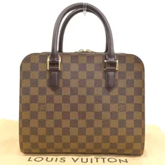 【本物保証】 布袋付 超美品 ルイヴィトン LOUIS VUITTON ダミエ トリアナ N51155 ハンドバッグ