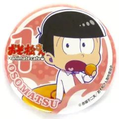 【中古】バッジ・ピンズ(キャラクター) おそ松 「おそ松さん×animatecafe トレーディング缶バッジ 第三弾」