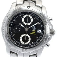 タグホイヤー TAG HEUER CT5114 リンク アイルトン・セナ クロノグラフ 自動巻き メンズ良品_875766