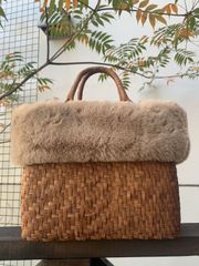 エバゴス フニュシュリンク スウィートPバスケット カシミヤ グレー