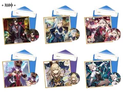 公式正規品　命定の日　原神　リオセスリ　ヌヴィレット　リネ　シュヴルーズ　綺良々　リネット　色紙　缶バッジ　シール　手紙　きらら　誕生日　誕生祭　生誕祭