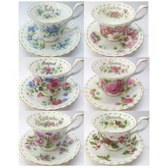 ロイヤルアルバート フラワーオブザマンス カップ＆ソーサー