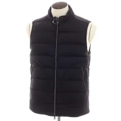 【中古】ヘルノ Herno ナイロン ジップアップ ダウンベスト ブラック【サイズ48】【メンズ】のサムネイル