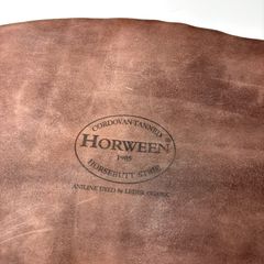 【１点もの】HORWEEN（ホーウィン社） ホースバットストラップ（HORSEBUTT STRIP）床革　ホ―ウィンスタンプあり　※床革です※　250714-D（チョコ）