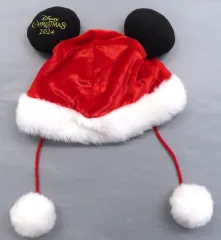 【中古】帽子 ミッキーマウス ファンキャップ(ボンボン付き) 「ディズニー・クリスマス2024」 東京ディズニーリゾート限定