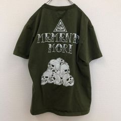 US古着 CHOPTOP MEMENTO MORI 半袖Tシャツ グリーン
