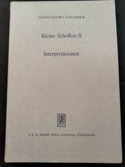 Interpretationen / Hans-Georg Gadamer