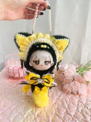 着せ替え服 ハンドメイドぬい服 ちびぐるみ 10~12cm 着ぐるみコラージュ猫