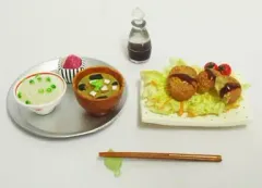【中古】食玩 トレーディングフィギュア 9.コロッケ定食 「ぷちサンプルシリーズ16 和食日和」