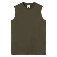 【新品・5営業日で発送】ボンマックス ノースリーブTシャツ(ポリジンカコウ) (MS1165) 色 : カーキ サイズ : M 