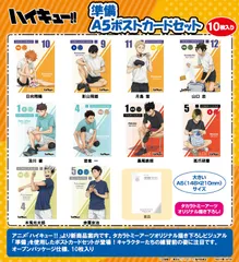 【新品/公式】ハイキュー!!_準備 A5ポストカードセット 公式グッズ colleize