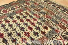 RAGS053 トライバルラグ 194cm×127cm アフガンキリム 手織り