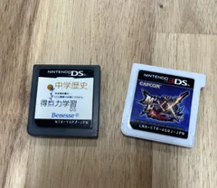 ★得点力学習ＤＳ　中学歴史 / モンスターハンタークロス モンハンX/MHX　2個セット