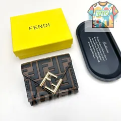【今日特価】Fendi 8352 ミニウォレット, ブラック/ダークブラウン/エレファントグレー/ブラウン, 高級レザー使用, コンパクトで実用的なデザイン！[本日特価|新品未使用品]-WT0輸入