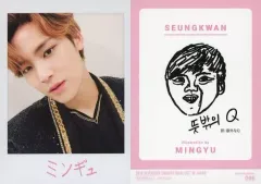 【中古】コレクションカード(男性) 096[ノーマルカード]：SEVENTEEN/MINGYU(ミンギュ)/ノーマルカード/「2018 SEVENTEEN CONCERT‘IDEAL CUT’ IN JAPAN」トレーディングカード
