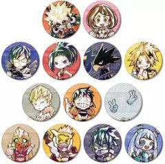 ドラゴンボール 缶バッジ グリコ アイス 販促用 台紙付き 未開封・未