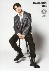 【中古】ポストカード 川尻蓮 書き下ろしメッセージ入りポストカード第2弾 「JO1×TOWER RECORDS CAFE (2021年11月)」 注文特典