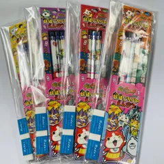 【新品】妖怪ウォッチ　「妖怪ころりんえんぴつ HB3本 ＋ SEED Radar s-mini 消しゴム2個セット」の4セットまとめうりのサムネイル