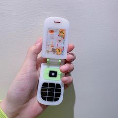 シリコンモールド　スクエアフリップセルフォン　携帯　ガラケー　開閉できる