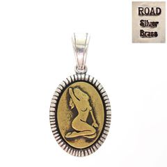 ROAD ペンダントトップ Pin Up Girl Top 女性モチーフ シルバー Brass ロード ◆送料込◆質屋-11048