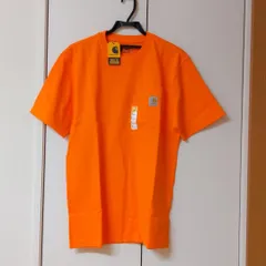 新品 カーハート ポケットTシャツ オレンジ