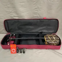 沖縄三線 人工皮 三味線 合皮 ヘビ皮柄 ケース付属 沖縄三線 人工皮 三味線 合皮 ヘビ皮柄 ケース付属 沖縄三線