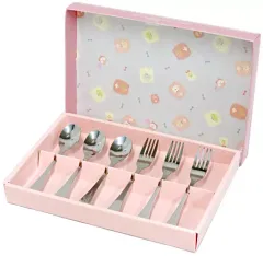 【中古】食器 おうちでくまカフェ カトラリーセット 「すみっコぐらし」