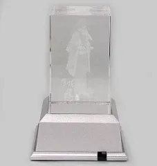 【中古】小物(キャラクター) [単品] 斎藤一 3Dクリスタルセット 「PS Vitaソフト 薄桜鬼 真改 風ノ章 限定版 DXパック 3Dクリスタルセット」 エビテン限定セット同梱特典