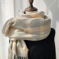 新品 マフラー 大判 レディース メンズ 無地 タータン ブロック ブランド メンズ ブランド ギフトボックス入り 大判 厚手 カシミア kkk
